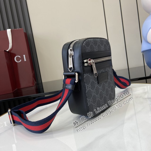 Gucci專櫃古馳最新款單肩斜挎男包 jh2725型號:  598103